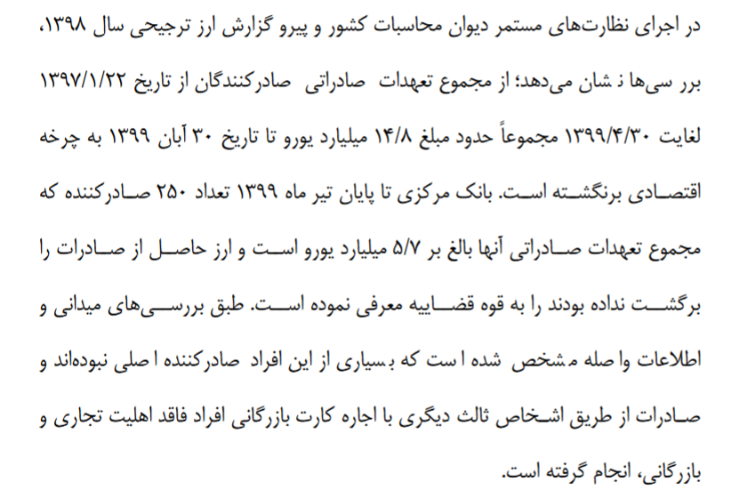 ۱۵ میلیارد دلار دیگر گم شد؟/ ماجرای ادعای هر ساله دیوان محاسبات برای ارز ۴۲۰۰ تومانی!